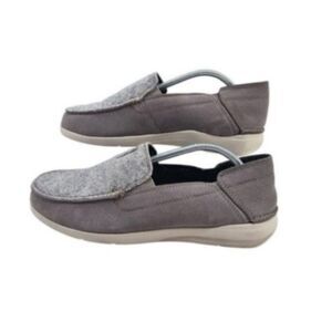 Clarks Mens 11 Gorwin Step Sneakers in Grey Suede NWOT